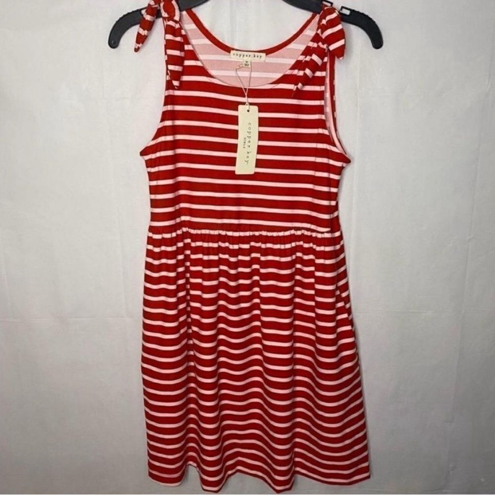 Copper Key Girls Tie strap dress
size M